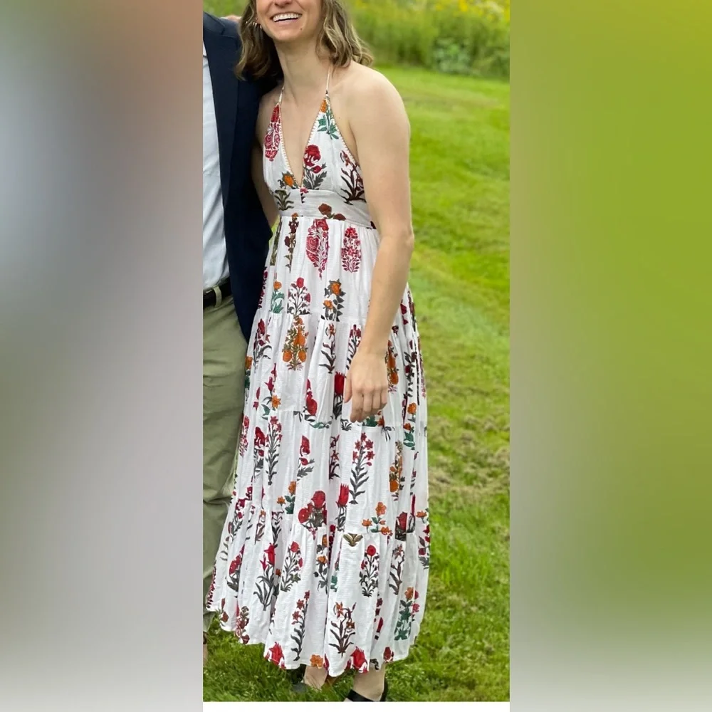 Anthropologie Floral Maxi Dress - Picture 1 of 6